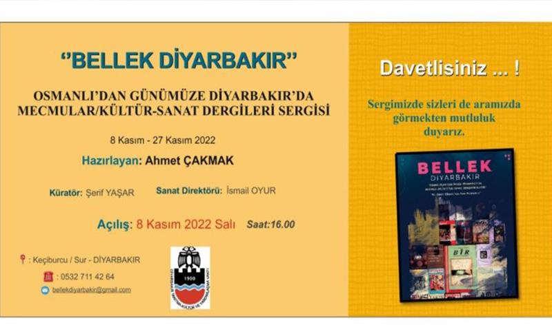 AHMET ÇAKMAK’TAN ‘BELLEK DİYARBAKIR’ SERGİSİ