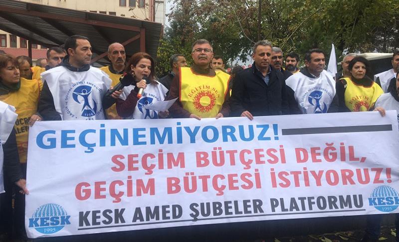 KESK: SEÇİM BÜTÇESİ DEĞİL, GEÇİM BÜTÇESİ İSTİYORUZ!