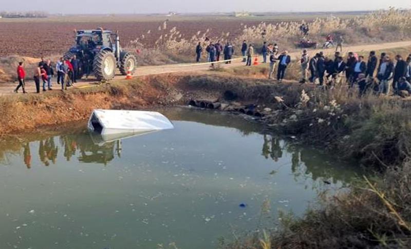 URFA’DA MİNİBÜS SULAMA KANALINA DÜŞTÜ! 9 ÖLÜ, 2 KAYIP