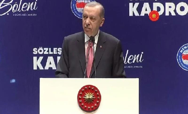 ERDOGAN: ZAM A LI MÛÇEYA MEMÛR Û TEQAWÎDAN BÊ KIRIN %25 E