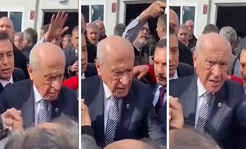 BAHÇELİ DEPREMZEDELERİ AZARLADI! ‘HEPSİNİ DAĞITIN GİTSİN’