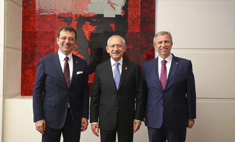 KILIÇDAROĞLU, MANSUR YAVAŞ VE EKREM İMAMOĞLU İLE 'ÖZEL' GÖRÜŞTÜ