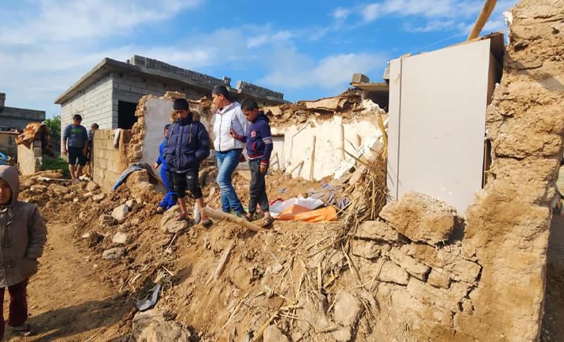 KÜRDİSTAN’DA SAĞANAK YAĞIŞ VE SEL NEDENİYLE EV ÇÖKTÜ! 2 ÖLÜ