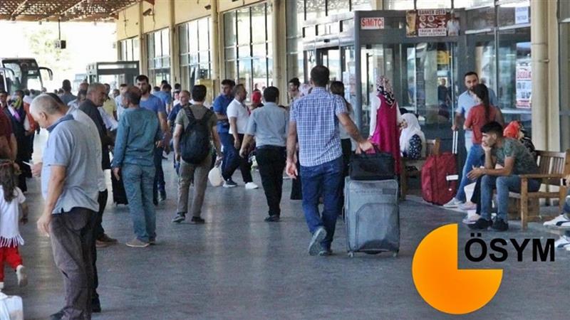 DİYARBAKIR’DA YKS'YE İL DIŞINDA GİRECEK ÖĞRENCİLER YOLA ÇIKTI