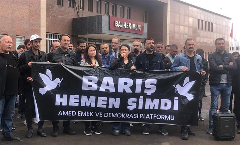 KESK AMED ŞUBELER PLATFORMU, İSRAİL’İN GAZZE’DEKİ HASTANE SALDIRISINI PROTESTO ETTİ