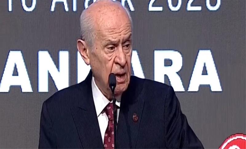 DEVLET BAHÇELİ: KÜRTÇE'NİN MERKEZİLEŞMESİNE MÜSAADE EDEMEYİZ