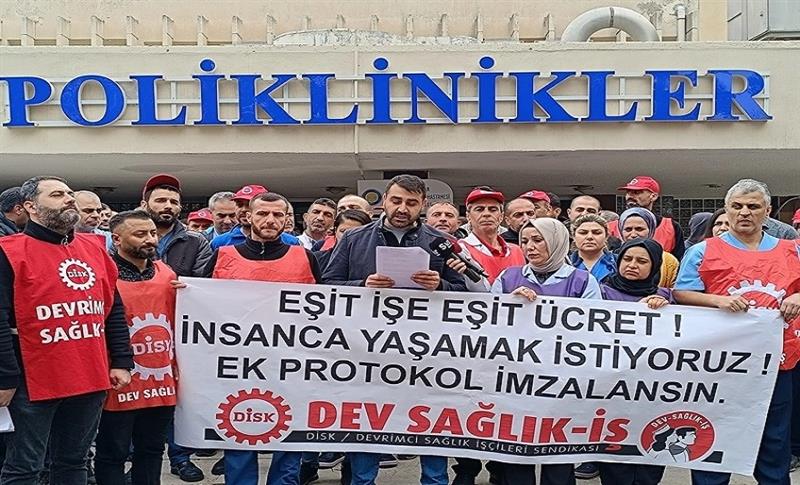 DİSK DEV-SAĞLIK İŞ SENDİKASI: GEÇİNEMİYORUZ!