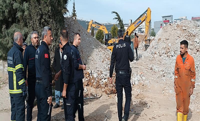 ADIYAMAN'DA İŞ KAZASI BETON BLOK DÜŞTÜ