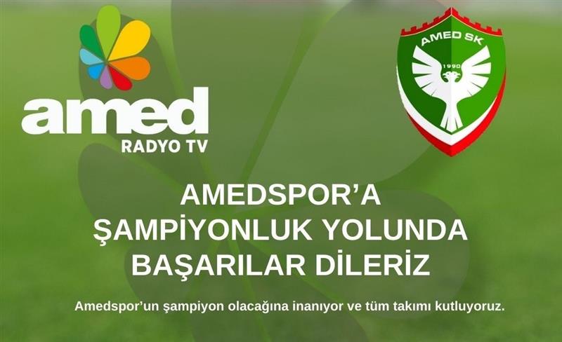 AMEDSPOR’A ŞAMPİYONLUK YOLUNDA BAŞARILAR DİLERİZ