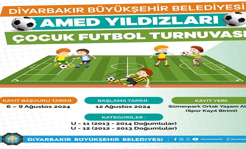 AMED YILDIZLARI ÇOCUK FUTBOL TURNUVASI DÜZENLENECEK