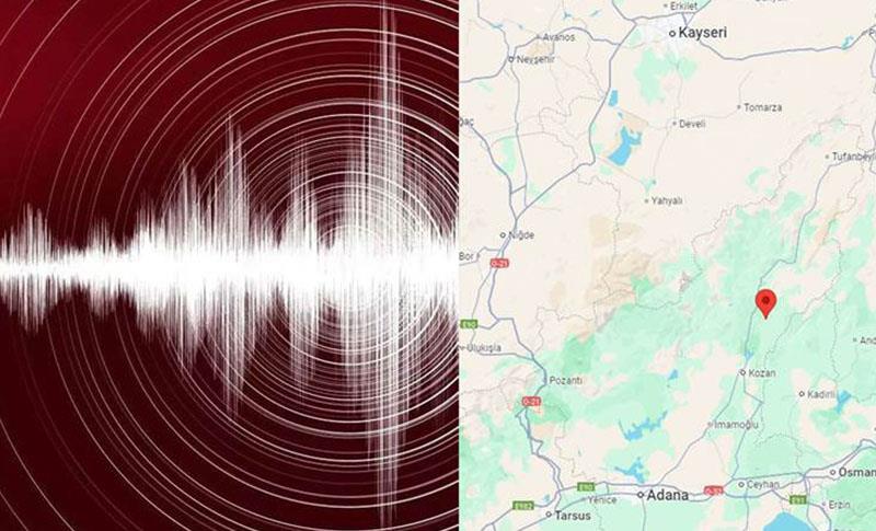 ADANA'DA BİRER DAKİKA ARAYLA ÜÇ DEPREM