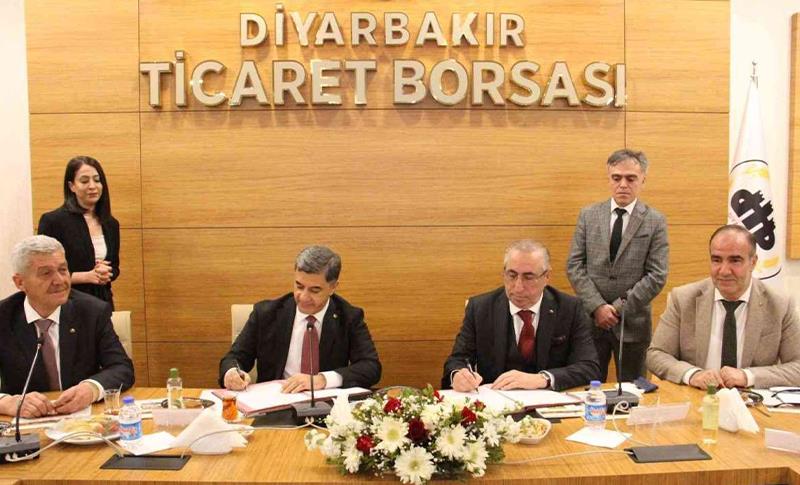 DİYARBAKIR TİCARET BORSASI İLE POLATLI TİCARET BORSASI KARDEŞ BORSA PROTOKOLÜ İMZALANDI