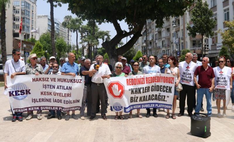 KESK: OHAL İLE BİRLİKTE ON BİNLERCE KAMU EMEKÇİSİ AÇLIĞA TERK EDİLDİ