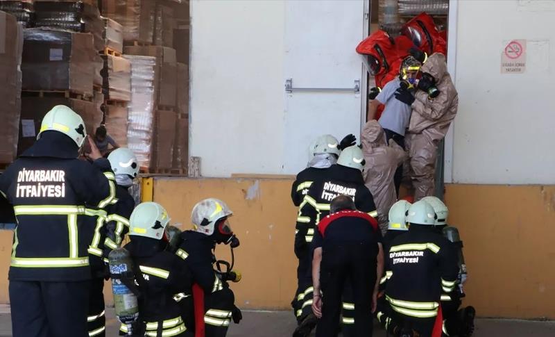 DİYARBAKIR OSB’DE YANGIN TATBİKATI YAPILDI