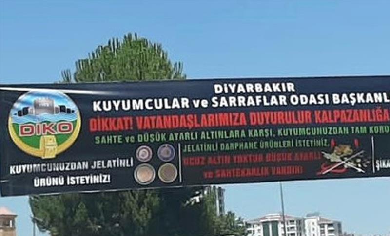 DİYARBAKIR KUYUMCULAR ODASINDAN SAHTE ALTIN UYARISI