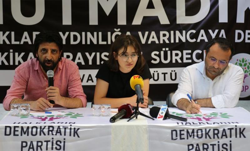 HDP  33 KURŞUN KATLİAMI İÇİN ANMA GERÇEKLEŞTİRDİ.