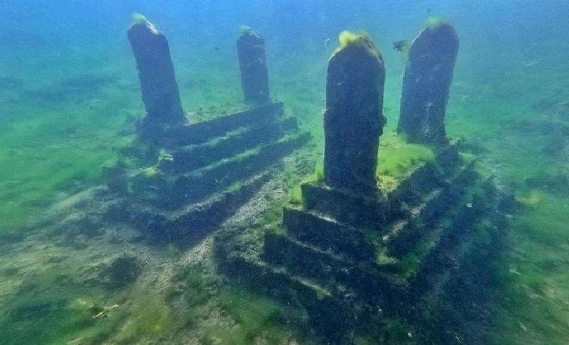 DİYARBAKIR’DA SU ALTINDAKİ ‘ANTİK KENT’ GÖRÜNTÜLENDİ