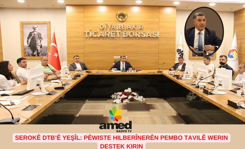 SEROKÊ DTSBÊ YEŞÎL: PÊWISTE HILBERÎNERÊN PEMBO TAVILÊ WERIN DESTEK KIRIN