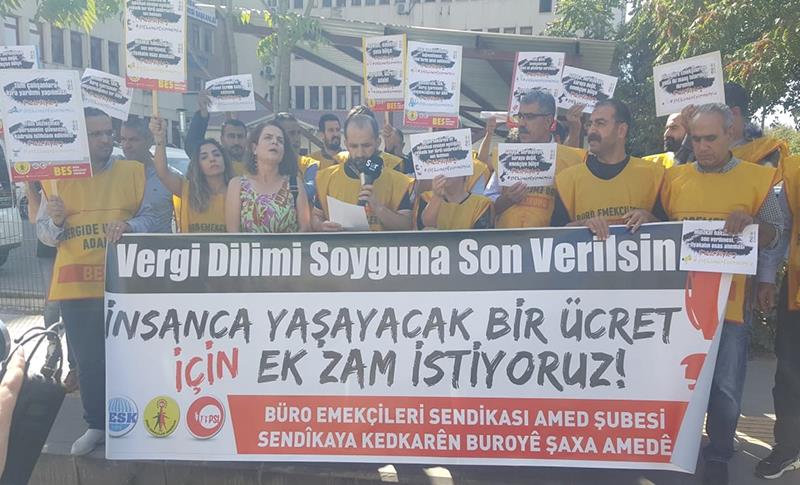 BES: VERGİDE ADALET TALEBİYLE EYLEMDEYİZ