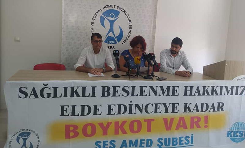 SES AMED ŞUBESİ 2 GÜNLÜK YEMEK BOYKOTU KARARI ALDI